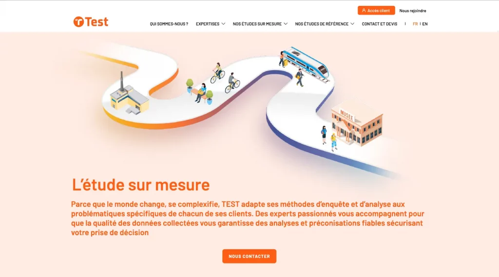 Refonte du site web TEST