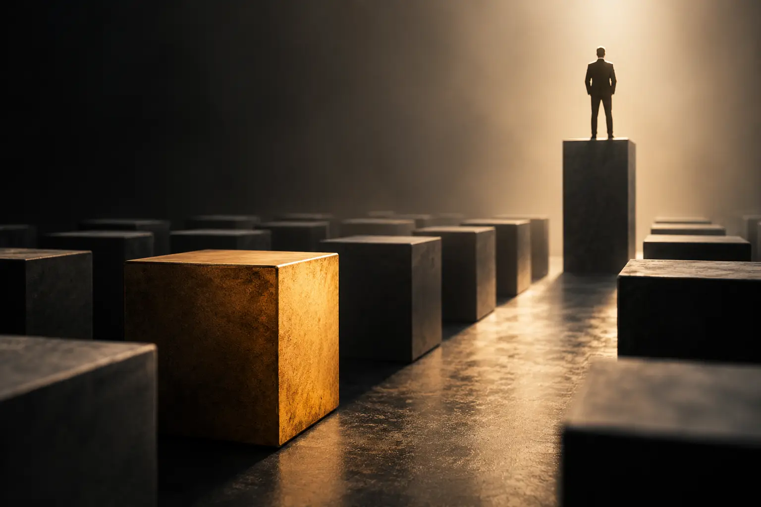 Entreprise à fort potentiel sous-estimée face à des concurrents mieux perçus.